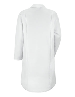 Red Kap 38.25 inch Six Button Front Women Medical Lab Coat - white