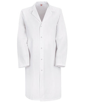 Red Kap 41.5 Inch Unisex Pocketless Specialized Lab Coat - White