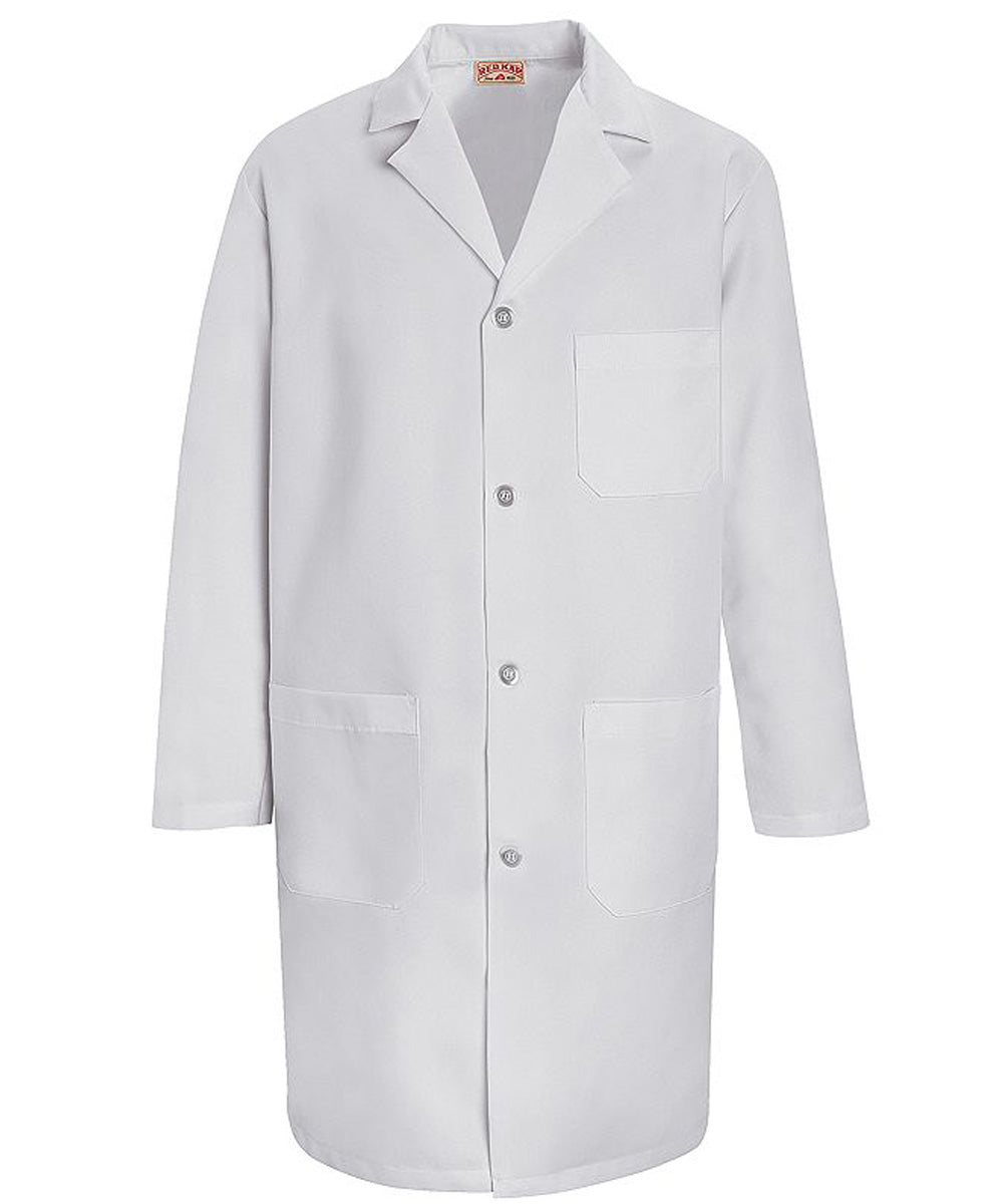 Red Kap 39 Inch Men's Two Pockets Staff Medical Lab Coat - White