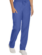 Landau Forward Women's Straight Leg Cargo Tall Scrub Pan - Ciel Blue