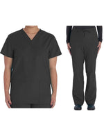 Vital Threads Unisex V-Neck Scrub Sets Pewter