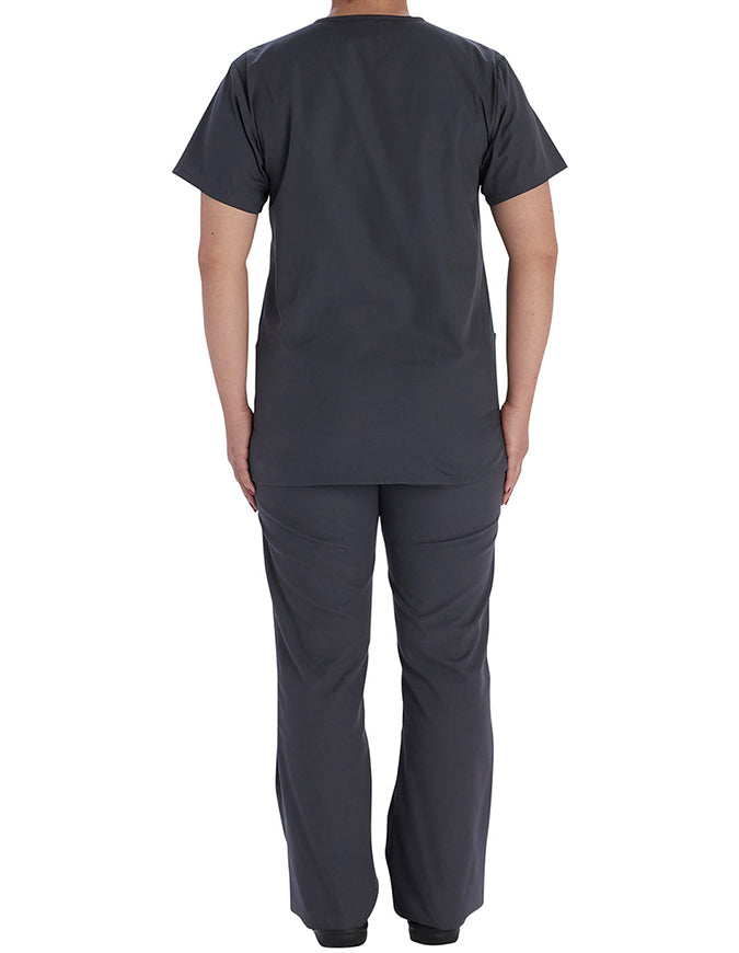 Vital Threads Unisex V-Neck Scrub Sets Pewter