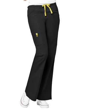 WonderWink 31 Inch Women's The Romeo Flare Leg Nursing Pants - Black