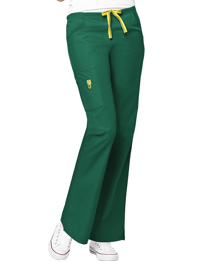 WonderWink 31 Inch Women's The Romeo Flare Leg Nursing Pants - Hunter Green