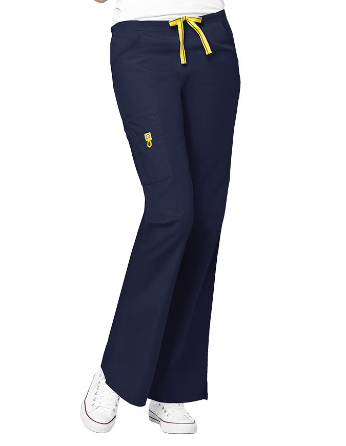 WonderWink 31 Inch Women's The Romeo Flare Leg Nursing Pants - Navy