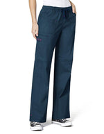 WonderWink WonderFlex 31 Inch Women's Faith Cargo Nurse Scrubs Pants - Caribbean