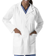 Wonderwink 33.5 Inch Unisex Six Pockets Lab Coat - White