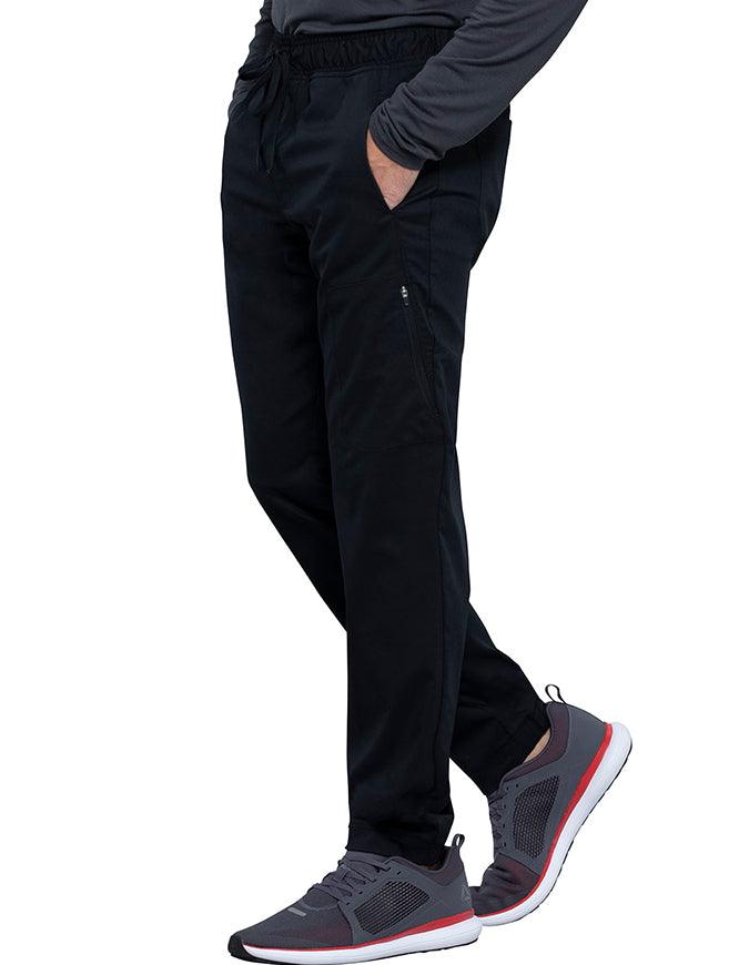 Cherokee Workwear Revolution Men's Natural Rise Straight Leg Jogger Tall Pant - Black