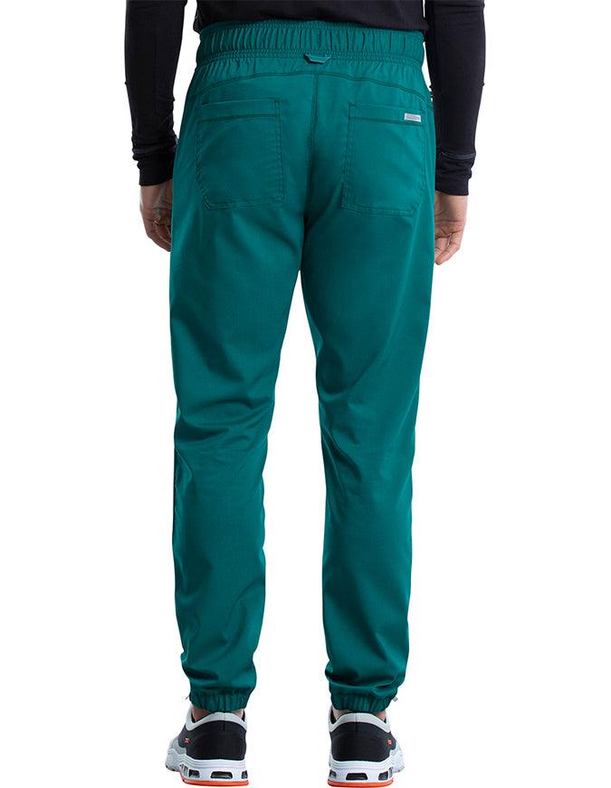 Cherokee Workwear Revolution Men's Natural Rise Straight Leg Jogger Tall Pant - Hunter Green