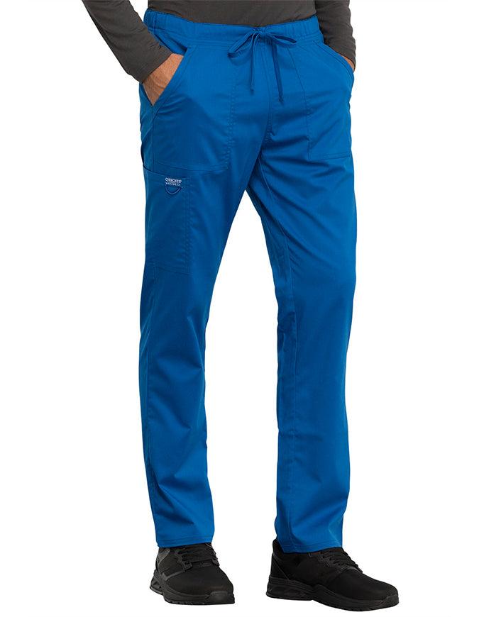 Cherokee Workwear Revolution Unisex Tapered Leg Drawstring Pant - Royal