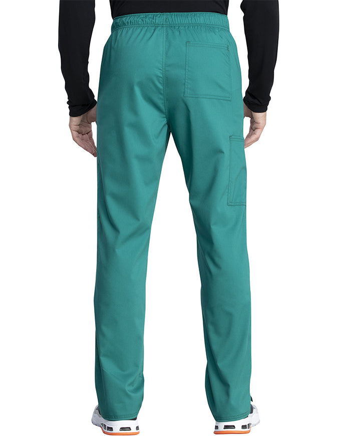 Cherokee Workwear Revolution Tech Unisex Mid Rise Straight Leg Pant - Hunter Green