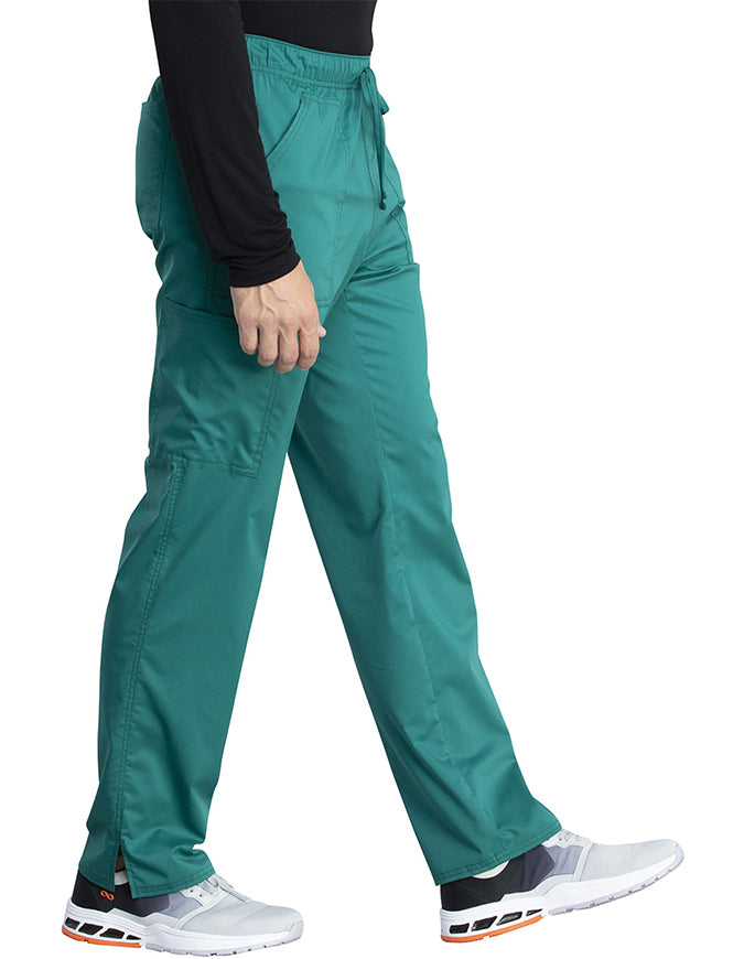 Cherokee Workwear Revolution Tech Unisex Mid Rise Straight Leg Pant - Hunter Green