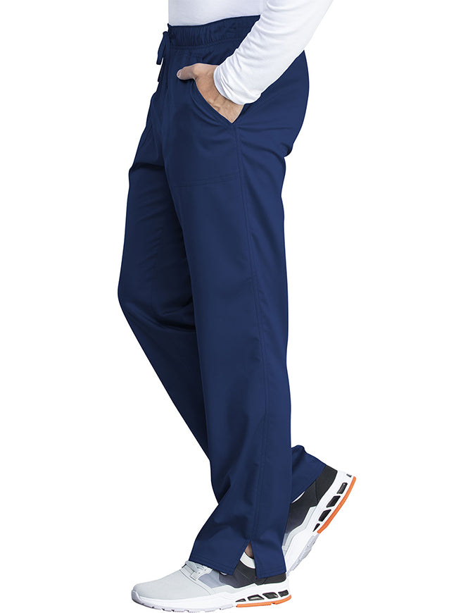 Cherokee Workwear Revolution Tech Unisex Mid Rise Straight Leg Pant - Navy