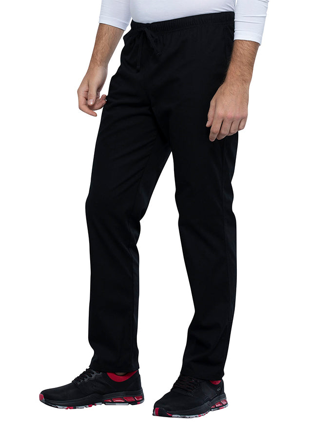 Cherokee Workwear Professionals Unisex Pocketless Drawstring Pant black