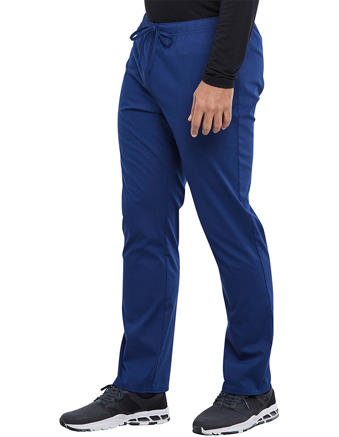 Cherokee Workwear Professionals Unisex Pocketless Drawstring Pant navy