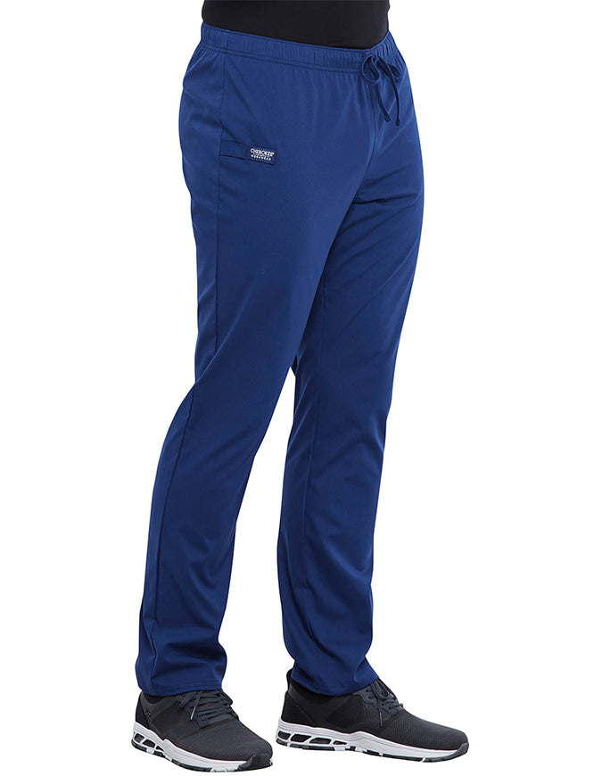 Cherokee Workwear Professionals Unisex Pocketless Drawstring Pant navy