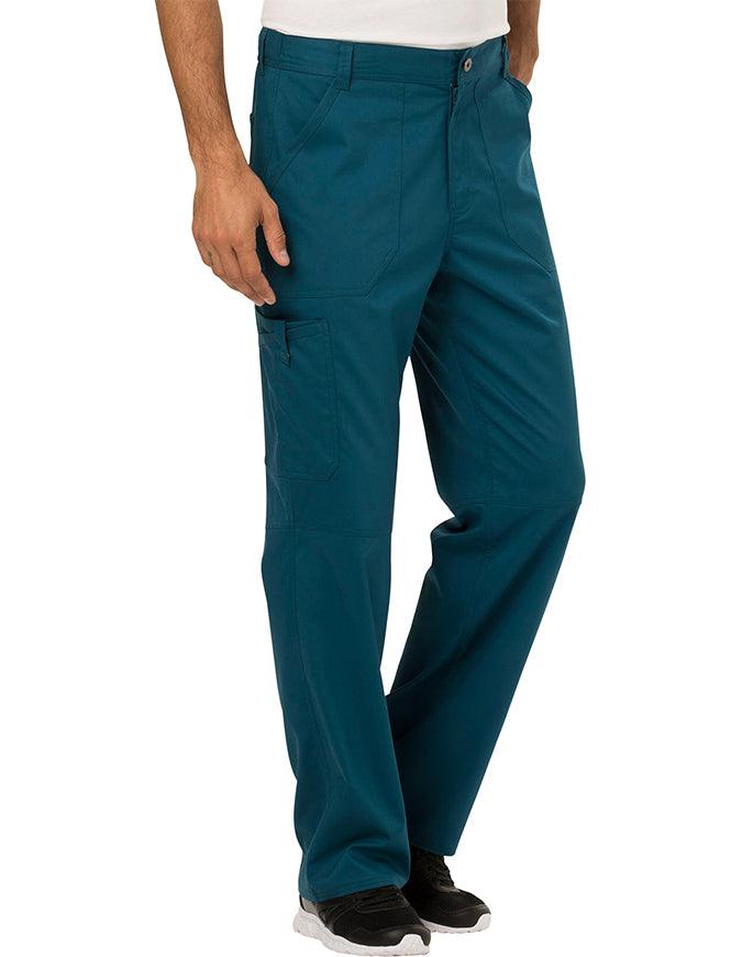 Cherokee Workwear Revolution Men's Fly Front Pant - Caribbean Blue