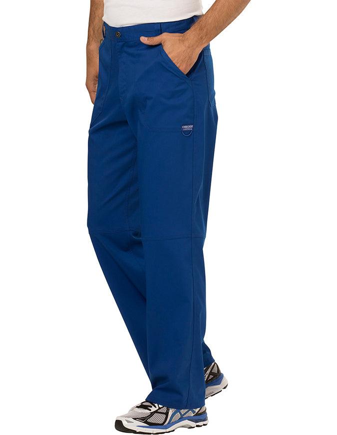 Cherokee Workwear Revolution Men's Fly Front Pant - Galaxy Blue