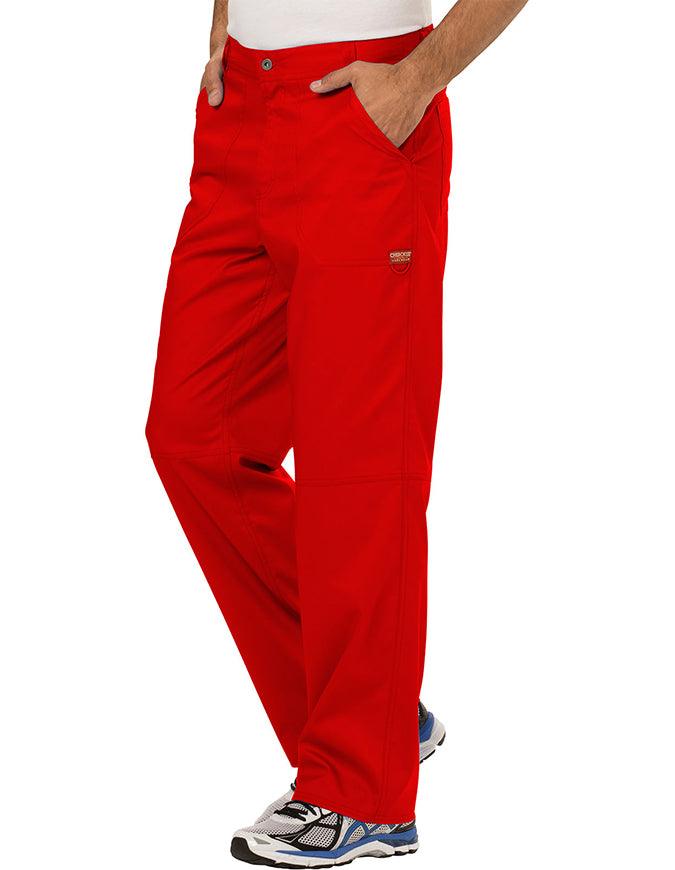 Cherokee Workwear Revolution Men's Fly Front Pant - Red