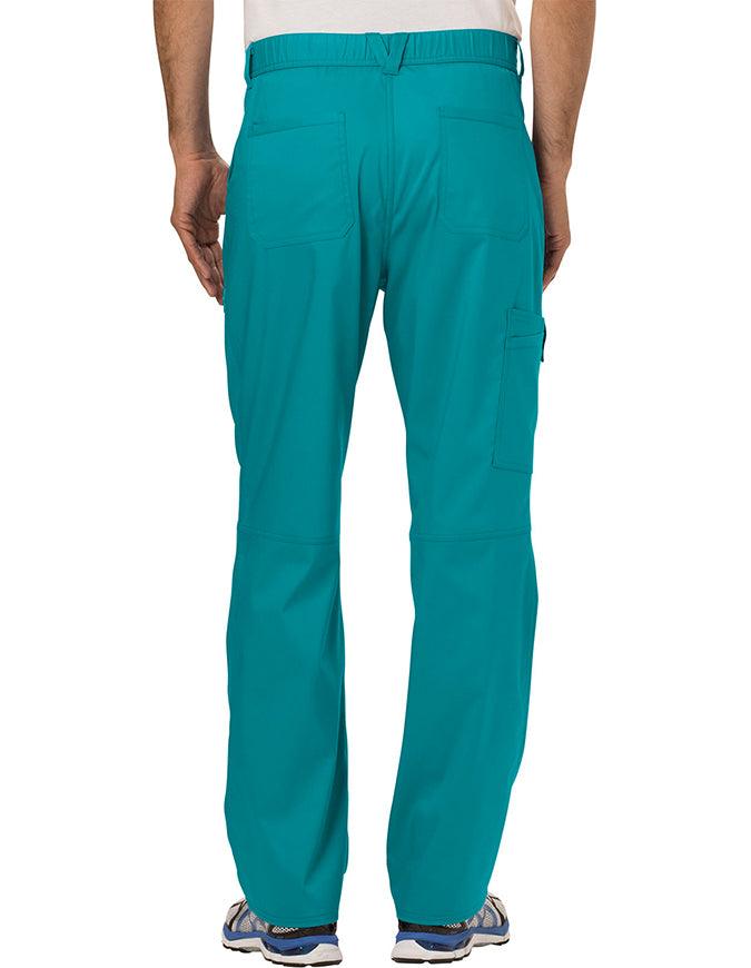 Cherokee Workwear Revolution Men's Fly Front Pant - Teal Blue