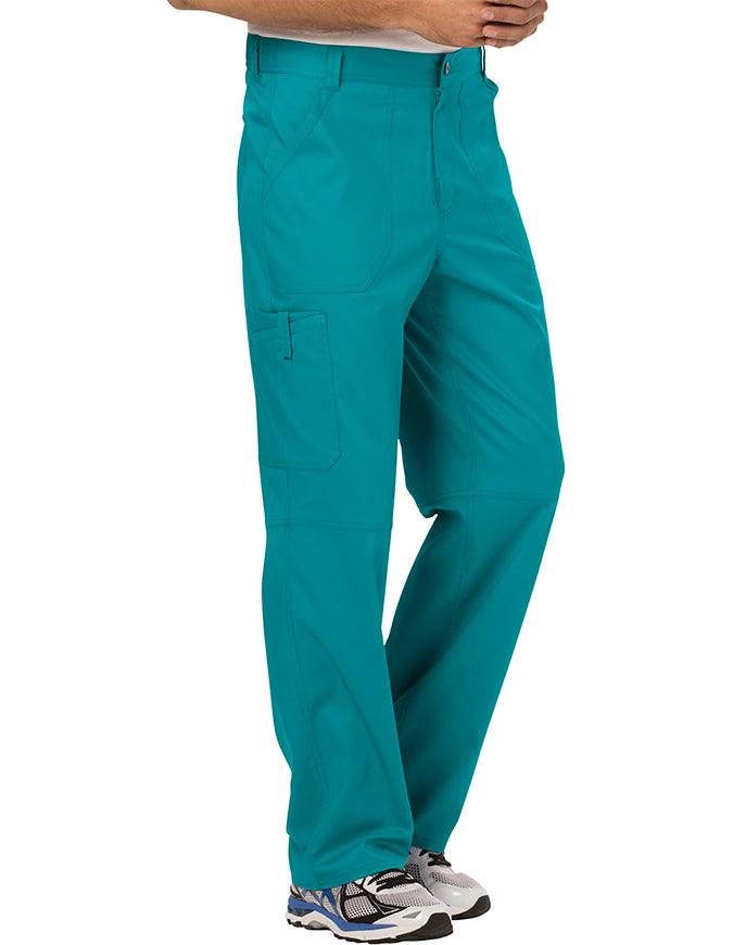 Cherokee Workwear Revolution Men's Fly Front Pant - Teal Blue