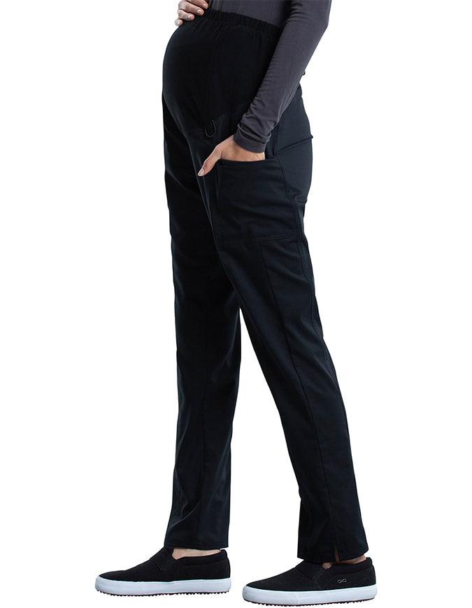 Cherokee Workwear Revolution Women's Slim Fit Maternity Pant - Black