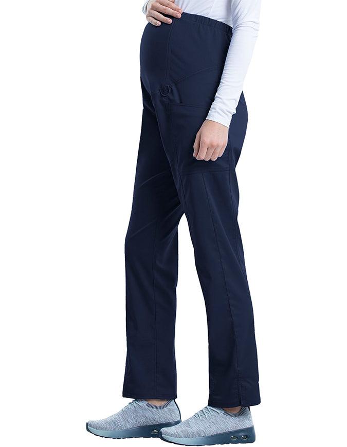 Cherokee Workwear Revolution Women's Slim Fit Maternity Pant - Navy