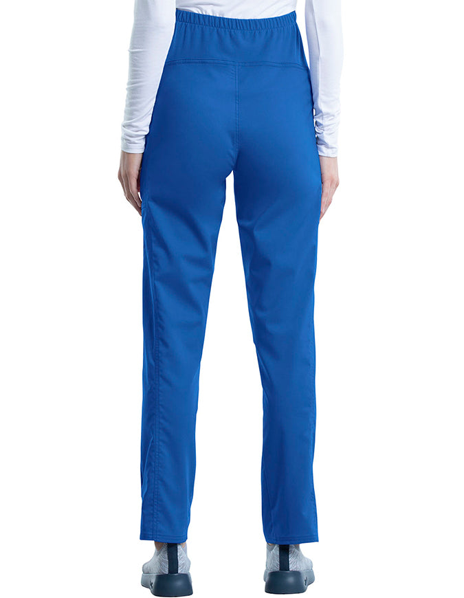 Cherokee Workwear Revolution Women's Slim Fit Maternity Tall Pant - Royal