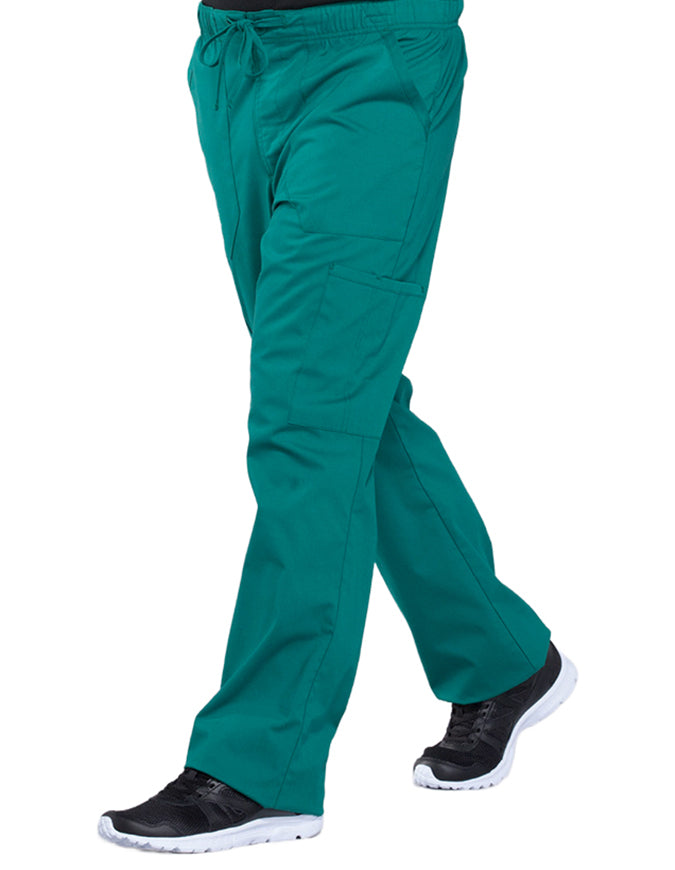 Cherokee Workwear Professionals Men's Tapered Leg Drawstring Cargo Tall Pant - Hunter Green