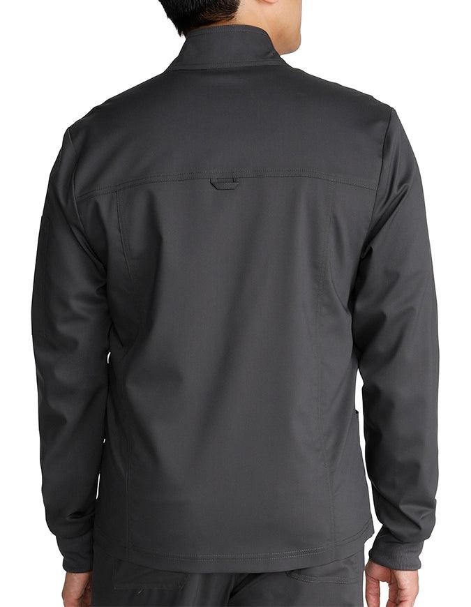 Cherokee Workwear Revolution Men's Zip Front Jacket - Pewter