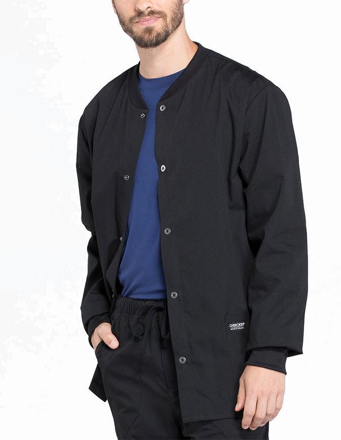 Cherokee Workwear Professional Men's Warm-up Jacket - Black