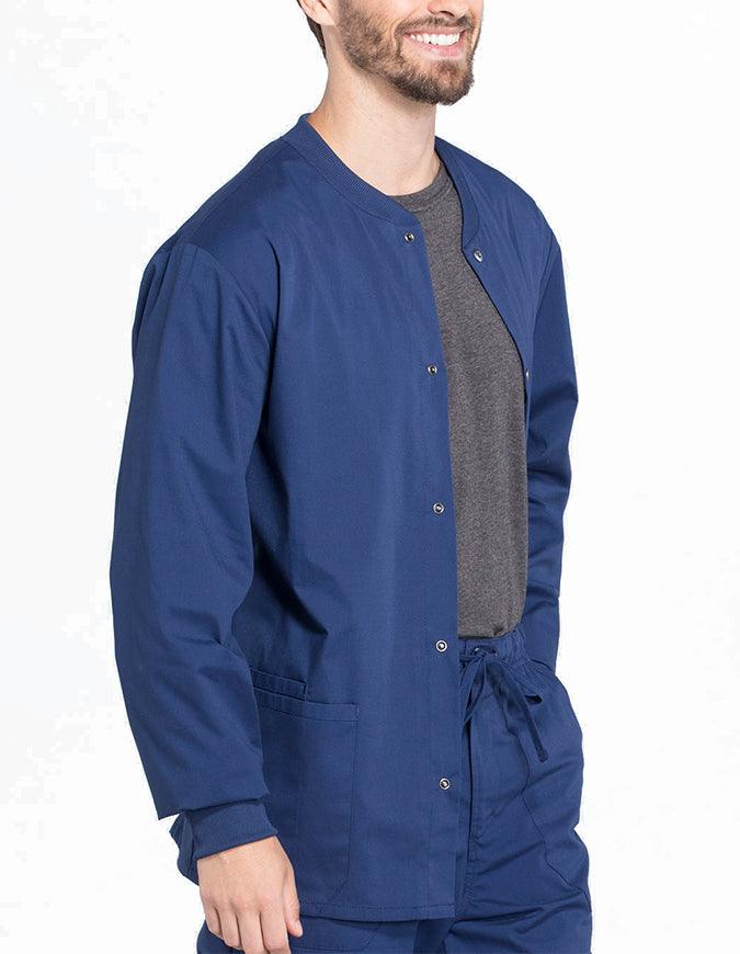 Cherokee Workwear Professional Men's Warm-up Jacket - Navy