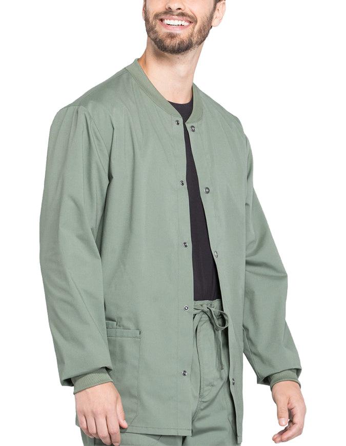 Cherokee Workwear Professional Men's Warm-up Jacket - Olive