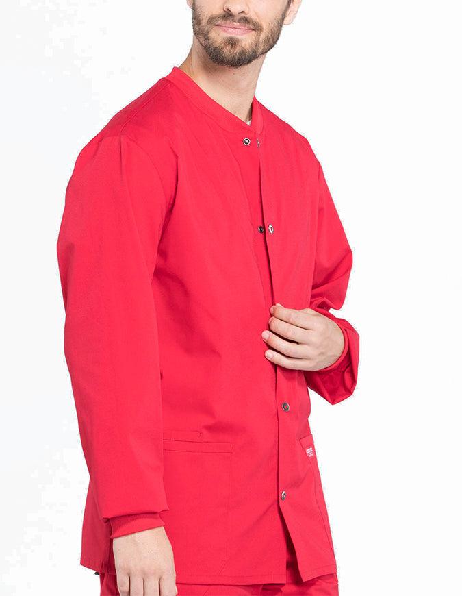 Cherokee Workwear Professional Men's Warm-up Jacket - Red