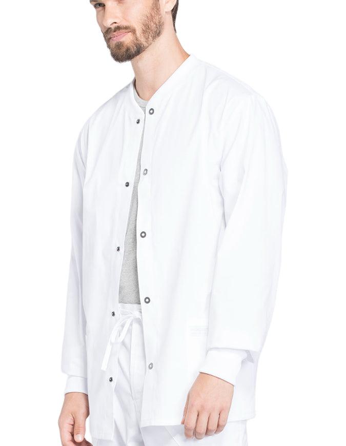 Cherokee Workwear Professional Men's Warm-up Jacket - White