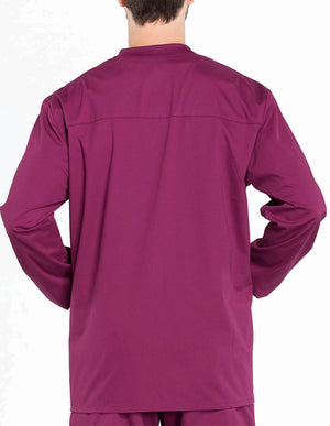 Cherokee Workwear Professional Men's Warm-up Jacket - Wine