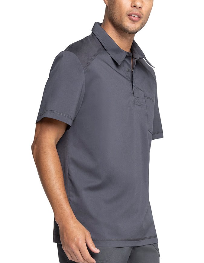 Cherokee Workwear Revolution Men's Polo Shirt Pewter