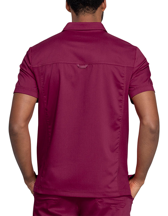 Cherokee Workwear Revolution Men's Polo Shirt wine