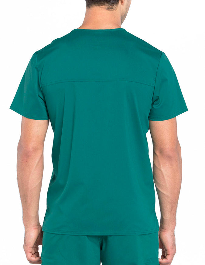 Hunter GreenCherokee Workwear WW Revolution Men's V-Neck Hunter Green