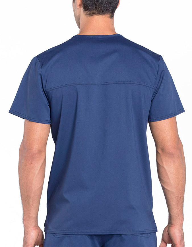 Cherokee Workwear WW Revolution Men's V-Neck Top Navy Blue