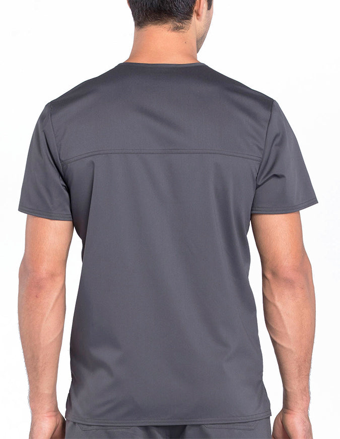 Cherokee Workwear WW Revolution Men's V-Neck Top Pewter