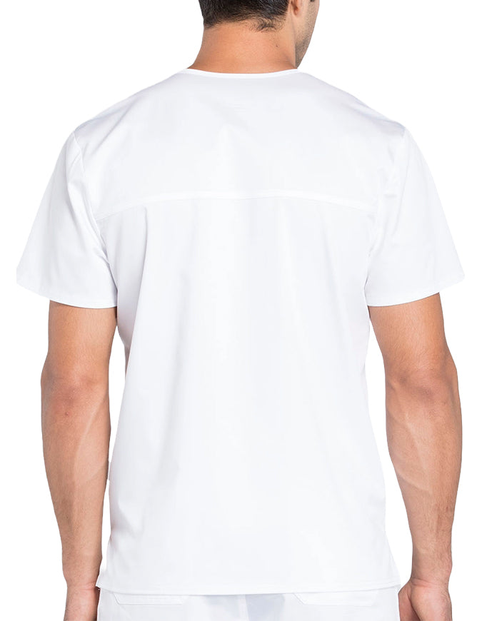 Cherokee Workwear WW Revolution Men's V-Neck Top  White