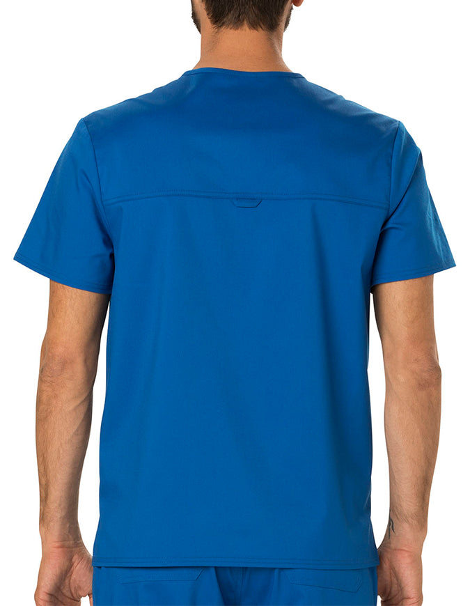 Cherokee Workwear Revolution Men's V-Neck Top Royal 