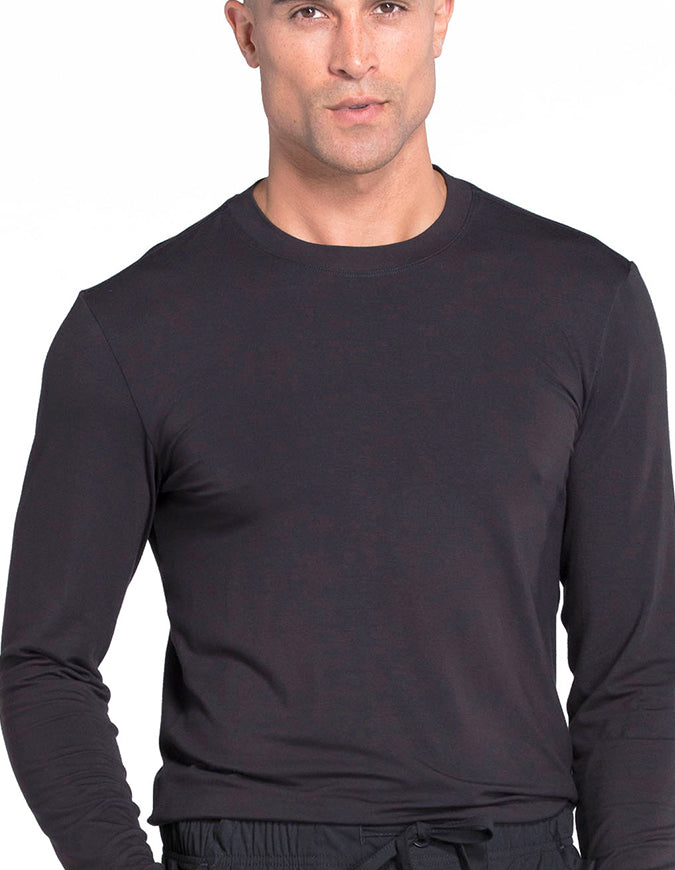 Cherokee Workwear Professionals Men's Underscrub Knit Top - Black