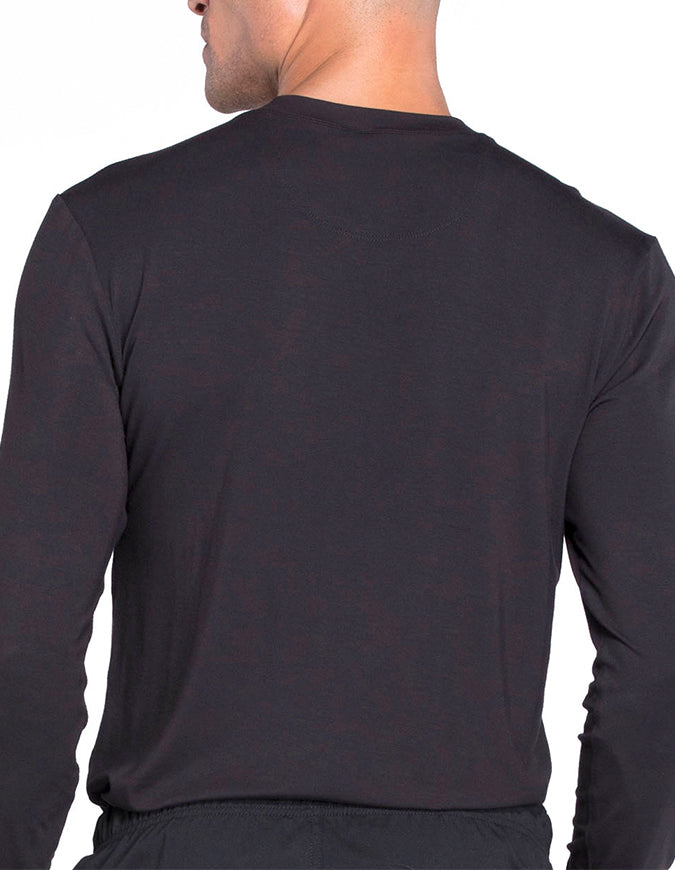 Cherokee Workwear Professionals Men's Underscrub Knit Top - Black