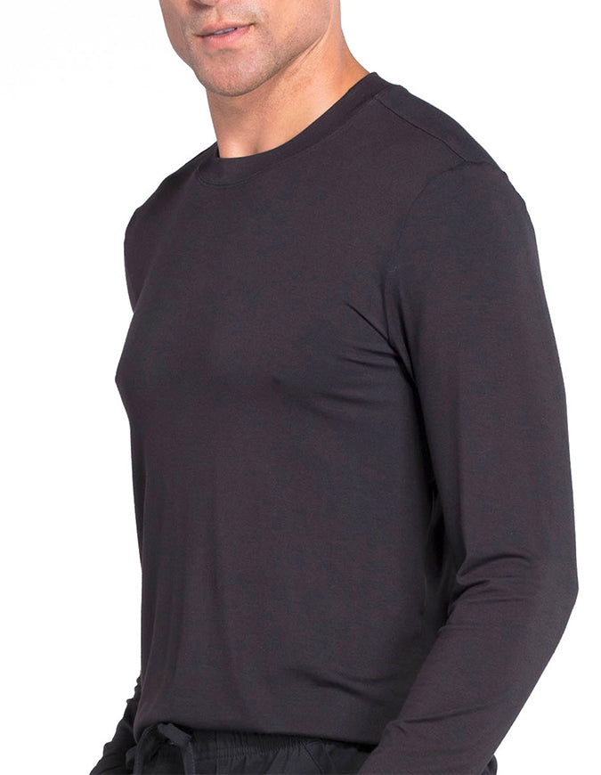 Cherokee Workwear Professionals Men's Underscrub Knit Top - Black