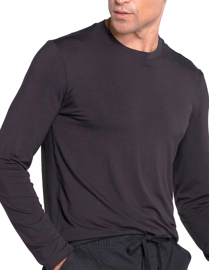 Cherokee Workwear Professionals Men's Underscrub Knit Top - Black