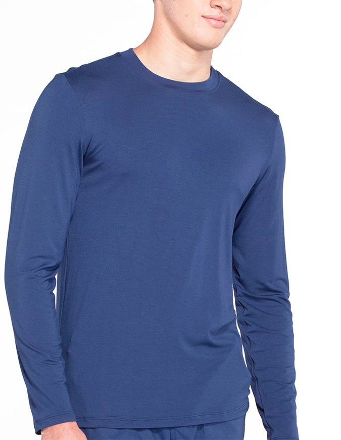 Cherokee Workwear Professionals Men's Underscrub Knit Top - Navy