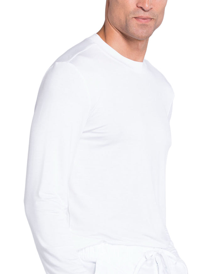 Cherokee Workwear Professionals Men's Underscrub Knit Top - White