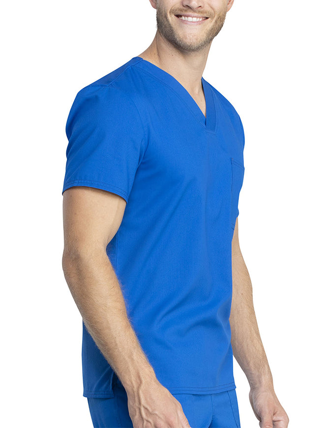 Cherokee Workwear Revolution Tech Unisex V-neck Top - Royal Blue